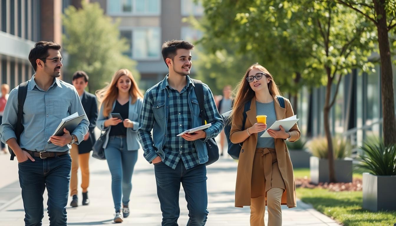 Student preparing for exams with study materials